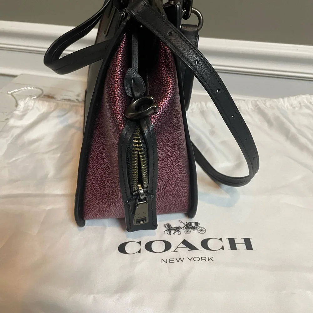 Coach Dreamer 36 Metallic Colorblock Shoulder Bag - Picture 3 of 8